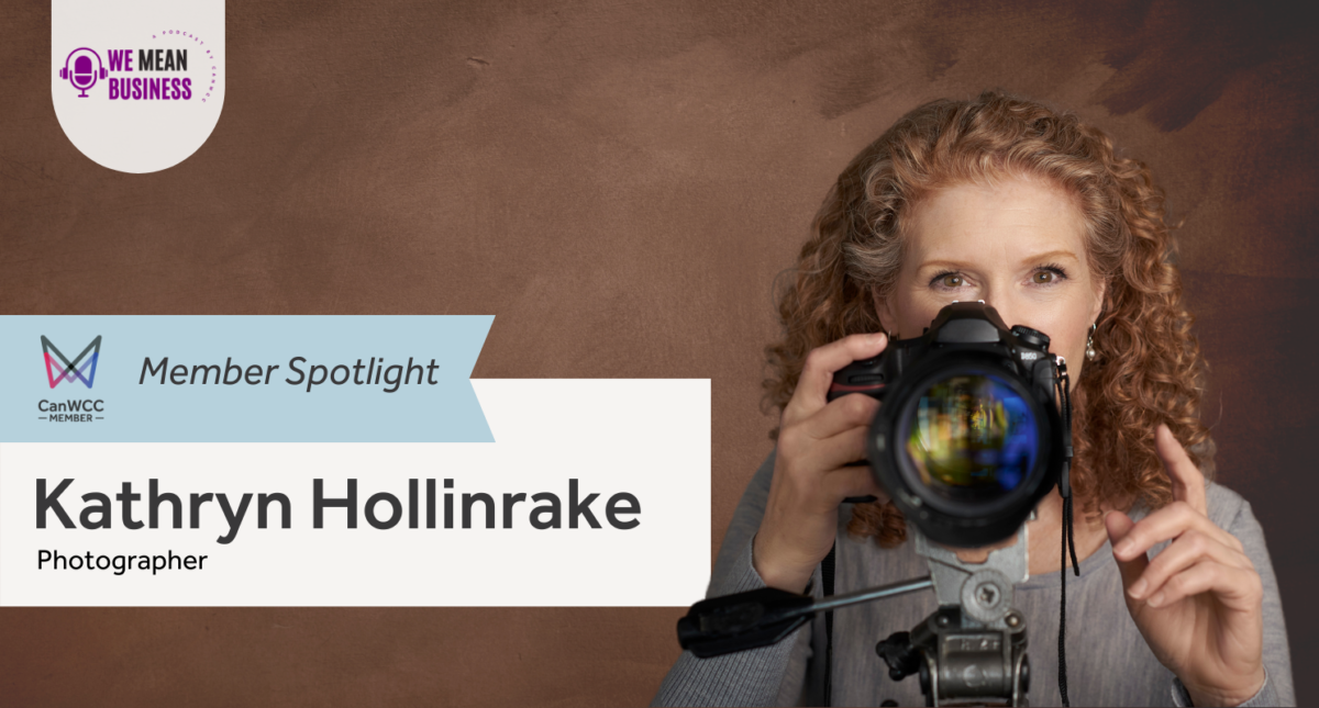 Kathryn Hollinrake professional photographer based in Toronto Artwork by the Canadian Women's Chamber of Commerce 2022